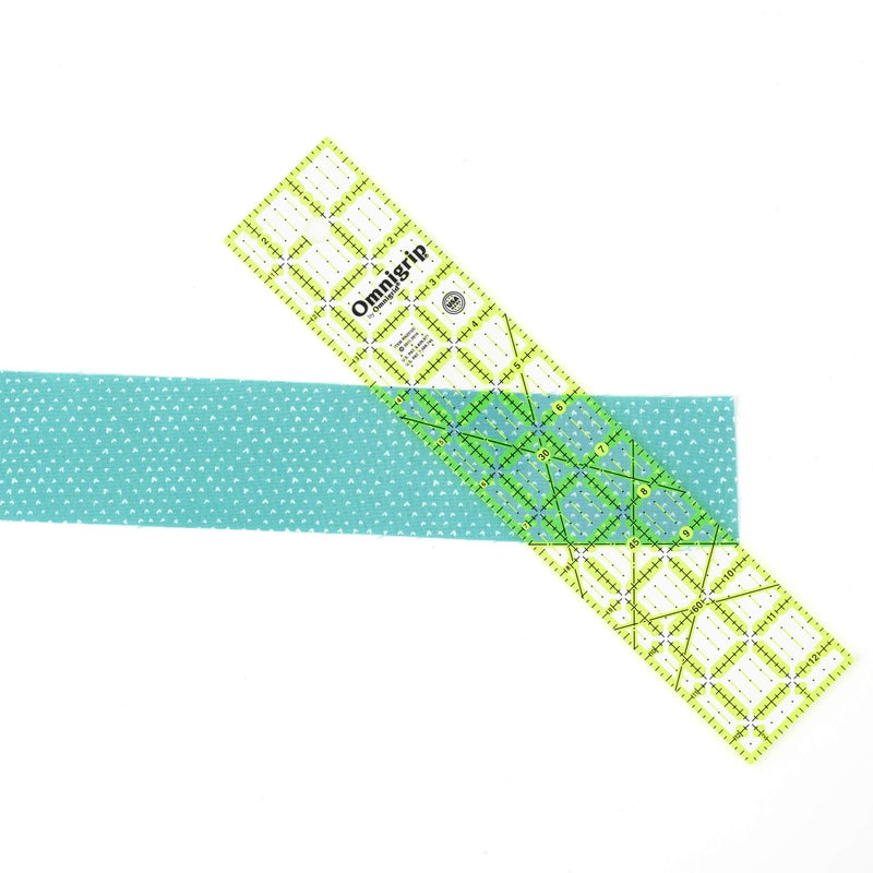 Omnigrid Omnigrip 2-1/2" x 12-1/2" Non-Slip Rectangle Quilting Ruler by Omnigrid - Image 2